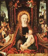 MASTER of the Aix-en-Chapel Altarpiece Madonna and Child sg Sweden oil painting reproduction